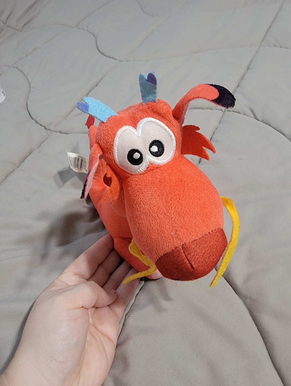 Disney Store MUSHU Mulan Plush Dragon Stuffed Animal Toy